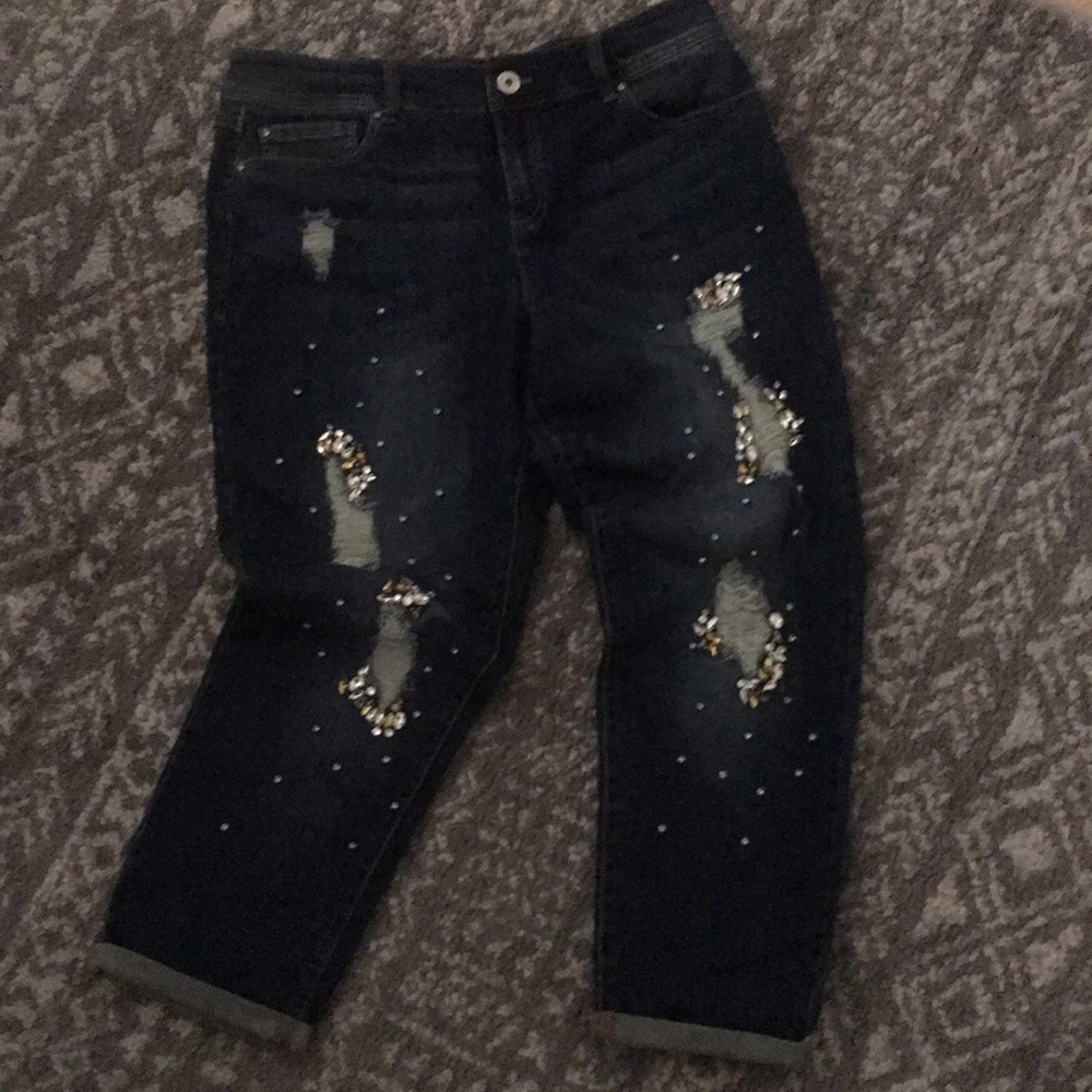 Inc boyfriend jeans.